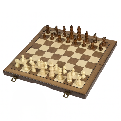 Jeu d'échecs en bois