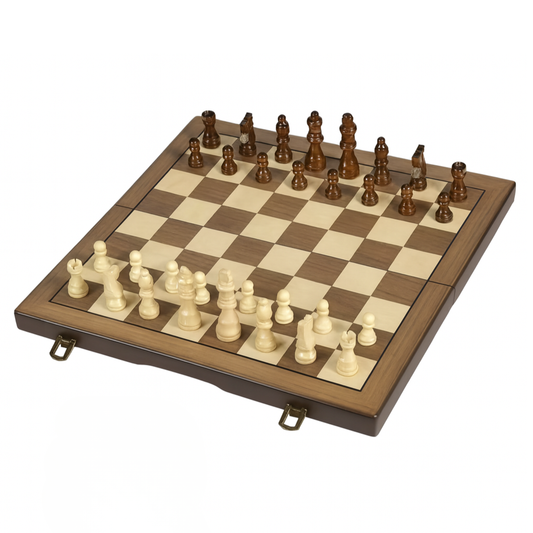 Jeu d'échecs en bois
